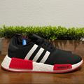 Adidas Shoes | Adidas Nmd_r1 Boost Running Shoes Black/White/Vivid Red Gw1620 Men’s Size 12 | Color: Black | Size: 12