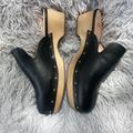 J. Crew Shoes | J. Crew Black Leather Clogs | Color: Black | Size: 11