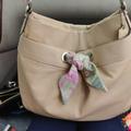 Coach Bags | Beautiful Soft Buttery Beige Coach Handbag.Shoulder 13557 Kyra Scarf Large Beige | Color: Tan | Size: Os