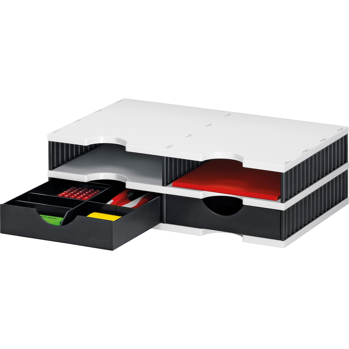 styro Grundeinheit styrodoc duo 268-0202.9895S 4Fä./2Sch. sw/gr/sw Image