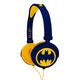 Lexibook HP015BAT Stereo Warner Batman-Stereokopfhörer, kinderfreundliche Kraft, faltbar und einstellbar, blau/orange, M