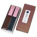 Asayu Japanese Low Smoke Incense Sticks, Sakura Cherry Blossom Blends Scents Set (Sakura + Sandalwood Blend and Sakura + Agarwood Blend), Made in Japan Quality Incense, Variety Gift Pack