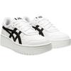 Sneaker ASICS SPORTSTYLE "JAPAN S PF", Gr. 37, schwarz-weiß (weiß, schwarz), Synthetik, Textil, kontrastfarbene Details, mehrfarbig, sportlich, Schuhe