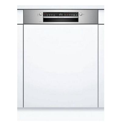 Lave-vaisselle 60cm 12 couverts 48db intégrable avec bandeau inox Bosch smi2its40e - Inox