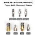 Adaptateur de assujetde magazine US Airsoft HPA robinets aube couremplaçant à déconnexion rapide