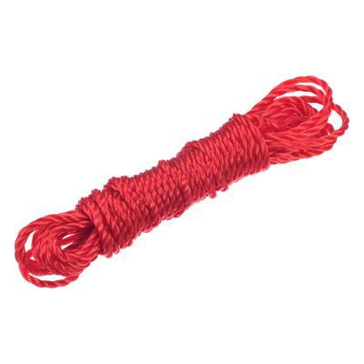 Twisted Nylon Mason Line Red 8M/26 Feet 4MM Dia for DIY Projects