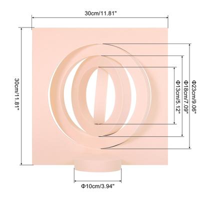 Round Combination Photography Background Props, Hard Foam Photo Props