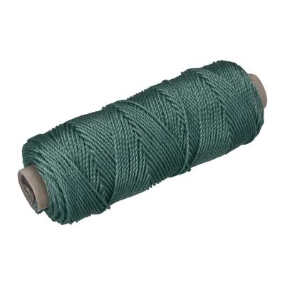 Twisted Nylon Mason Line Dark Green 100M1.5MM Dia for DIY Projects - Dark Green