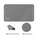 Silicone Dish Drying Mat Set, 11.8"x7.9" Dish Drain Pad Heat Resistant - 30 x 20 x 0.5cm