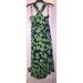 Tory Burch Dresses | Authentic Tory Burch Floral Halter Dress | Color: Blue/Green/White | Size: 8