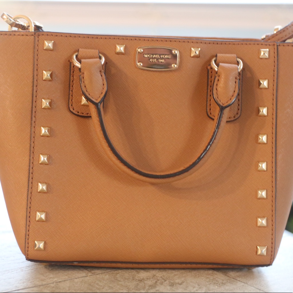 Michael Kors Bags | Euc Michael Kors Handbag | Color: Brown/Gold/Tan | Size: Os
