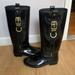 Coach Shoes | Coach Rain Boots, Shiny Black, Worn A Few Times, Size 7 | Color: Black | Size: 7