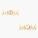 Kate Spade Jewelry | Kate Spade Gold-Tone Crystal Mom Stud Earrings | Color: Gold | Size: Os