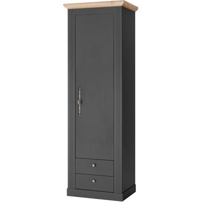 Schuhschrank HOME AFFAIRE "WESTMINSTER BESTSELLER", dunkelgrau, wotan eiche, B:66cm H:203cm T:46cm, Schränke, im romantischen Landhausstil Image