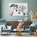 Empire Art Direct "Caballo Blanco Equine" Frameless Free Floating Tempered Glass Panel Graphic Wall Art Glass in Gray/White | Wayfair