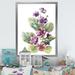 Winston Porter Wild Viola Purple Flowers - on Metal in Green/Indigo | 40 H x 30 W x 1.5 D in | Wayfair 32FEC8D0E2054ED29BCDC80AE8BB463D