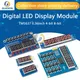 Module d'affichage numérique LED 4 Bits / TM1638/74HC595 7 segments horloge Tube d'anode rouge