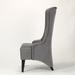 Wide Wing Back Chair, Fabric Accent Chair Living Room Side Chair