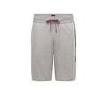BOSS Herren Authentic Shorts Tunnelzug-Shorts aus French Terry mit Streifen und Logo Grau M
