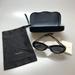 Gucci Accessories | Brand New Authentic Gucci Iconic Round *Polarized* Sunglasses Black W/Gold Logos | Color: Black | Size: Lens: 51mm* Bridge: 22mm* Temples: 140mm*