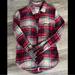 American Eagle Outfitters Tops | American Eagle Flannel | Color: Blue/Red | Size: S