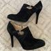 Nine West Shoes | Nine West Black Suede Marielle Booties Size 8.5 | Color: Black | Size: 8.5