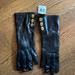 Coach Accessories | Coach Leather Gloves | Color: Black | Size: 8