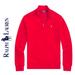 Polo By Ralph Lauren Shirts & Tops | Gorgeous Polo Ralph Lauren Cotton Quarter Zip Sweater In Madison Red, L (14-16) | Color: Red | Size: Lb