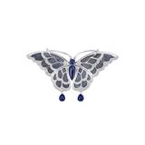 Schmetterling-Brosche mit Lapisl...