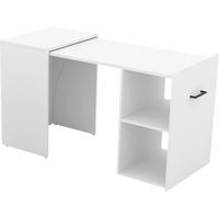 Schreibtisch HELVETIA Smart Tische Gr. B/H/T: 60 cm x 75 cm x 41,5 cm, weiß Schreibtische