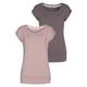 Yoga & Relax Shirt OCEAN SPORTSWEAR "Soulwear - Essentials Shirts" Gr. 40, bunt (rose, mauve (shirts aus nachhaltigem material)) Damen Shirts kurzarm