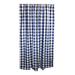 Gracie Oaks Chestermere Checkered Room Darkening Outdoor Rod Pocket Single Curtain Panel Polyester in Green/Blue/White | 56" W x 48" L | Wayfair