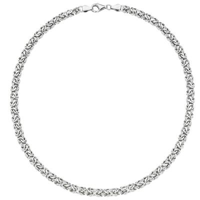 Smart Jewel - Kette Königskette, oval, Silber 925 Ketten 1 ct Silber Damen