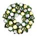 The Holiday Aisle® Lighted Wreath in Gray/White/Yellow | 8 H x 36 W x 36 D in | Wayfair 2D6C1A3446DF448F833B5B4A1AFE26C3