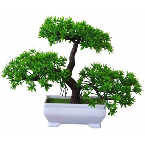 Künstlicher Bonsai-Baum, künstliche Pflanze, Dekoration, Blume, Topfpflanze, Heimbüro, Dekoration,