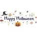The Holiday Aisle® Ghosts Wall Decal Vinyl in Black/Brown/Gray | 9 H x 20 W in | Wayfair E1E8CC5892704161AF90CE2E7B4B8998