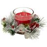 Fééric Lights And Christmas - Centre de table Bougie parfumée avec déco de Noël 210 g - Feeric