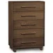 Copeland Furniture Sloane 5 Drawer Dresser - Wide - 2-SLO-52-78