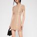 Free People Dresses | Free People Lottie Ribbed Sweater Dress In Tan Size Xs | Color: Tan | Size: Xs