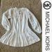 Michael Kors Dresses | Michael Kors Tiered A Line White Dress*Nwt | Color: White | Size: Xs