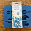 Disney Dining | Disney Stitch Straws With Silicone Ice Mold Tray | Color: Blue | Size: 8” By 3”