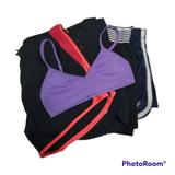 Nike Bottoms | Lot Of 5 Mix Shorts/Skirt/Bigginers Bralette | Color: Black/Purple | Size: 14g