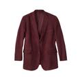 Men's Big & Tall KS Signature Microsuede Sport Coat by KS Signature in Burgundy (Size 54) Leather Jacket