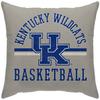 Kentucky Wildcats 18'' x Basketball Logo Duck Cloth Décor Pillow