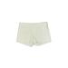 Lilly Pulitzer Khaki Shorts: White Solid Bottoms - Women's Size 00 - Light Wash