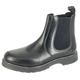 Grafters, M186A-13 Leather Gusset Chelsea Boot Black size 13 UK