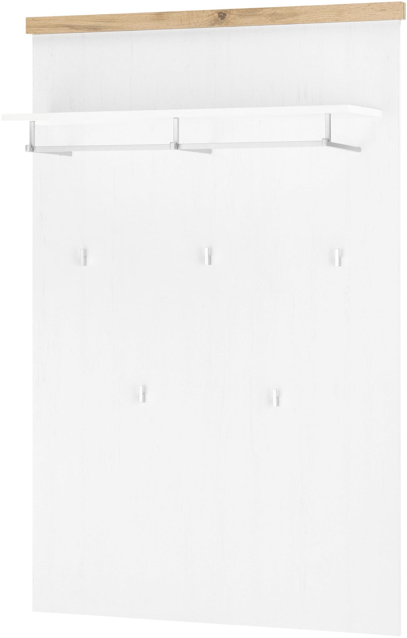 Garderobenpaneel OTTO HOME "WESTMINSTER TOPSELLER", weiß (pinie weiß, wotan eiche), B:91cm H:160cm T:26cm, Holzwerkstoff, Garderobenpaneele, Garderobenpaneel, im romantischen Landhausstil