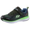 Sneaker SKECHERS "ULTRA GROOVE", Kinder, Gr. 36, blau (navy, schwarz), Textil, Synthetik, sportlich, Schuhe, mit Waterproof-Ausstattung, Freizeitschuh, Halbschuh, Schnürschuh