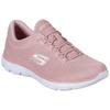 Slip-On Sneaker SKECHERS "Summits", Damen, Gr. 39, rosa, Textil, Synthetik, sportlich, Schuhe, Slipper, Freizeitschuh, Komfortschuh mit gepolstertem Schaftrand