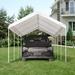 Gardesol Carport,10X20ft Heavy Duty Car Canopy Portable Garage for Party Tent, Wedding, Garden Metal | 112.56 H x 120 W x 240 D in | Wayfair